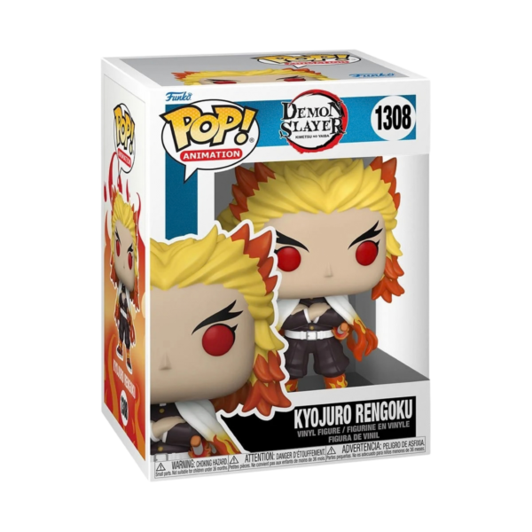 Demon Slayer: Kimetsu no Yaiba Kyojuro Rengoku Funko Pop! Vinyl Figure #1308