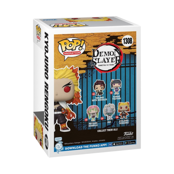 Demon Slayer: Kimetsu no Yaiba Kyojuro Rengoku Funko Pop! Vinyl Figure #1308