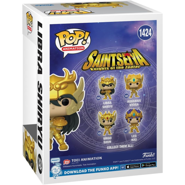 Funko POP! Saint Seiya - Gold Libra Dragon Shiryu - Collectable