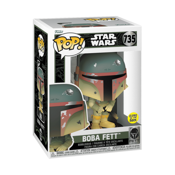 Pop-Boba-Fett-with-Rifle-Glow-hi-res-1.png Star Wars Fett Legacy Boba Fett Glow-in-the-Dark Funko Pop! Vinyl Figure #735