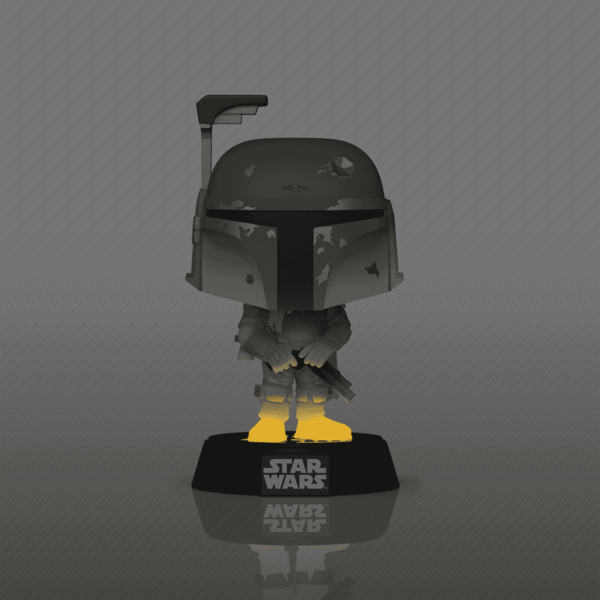 Pop-Boba-Fett-with-Rifle-Glow-hi-res-2.png Star Wars Fett Legacy Boba Fett Glow-in-the-Dark Funko Pop! Vinyl Figure #735