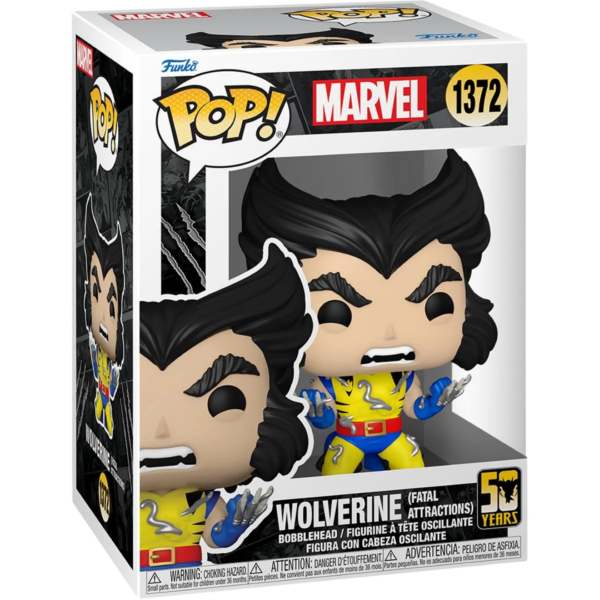 10 Wolverine 50th Anniversary Wolverine (Fatal Attractions) Funko Pop! Vinyl Figure #1372