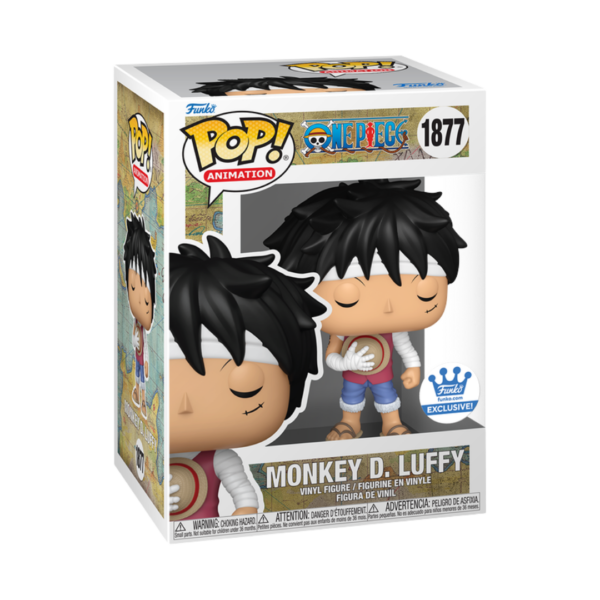 149 Monkey D. Luffy (Marineford Memorial) with Pop! Protector