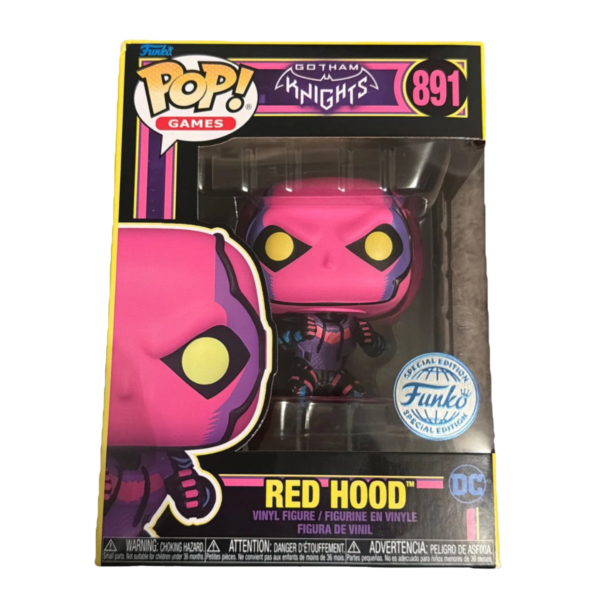 Funko POP! Games: Gotham Knights - Red Hood (Blacklight) #891
