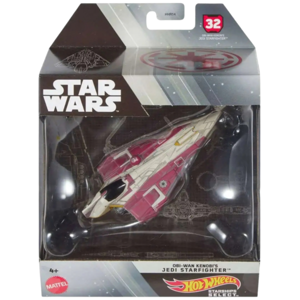 Hot Wheels Star Wars Starships Select - Obi-Wan Kenobi's Jedi Starfighter #32