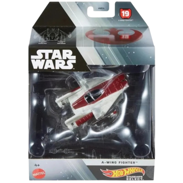 Hot Wheels Star Wars Starships Select - A-Wing Fighter #19